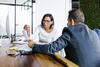 a man sitting at a table